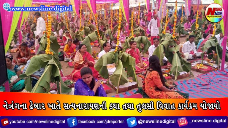 નેત્રંગના ઢેબાર ખાતે સત્યનારાયણની કથા તથા તુલસી વિવાહ કાર્યક્રમ યોજાયો નેત્રંગના ઢેબાર ખાતે સત્યનારાયણની કથા તથા તુલસી વિવાહ કાર્યક્રમ યોજાયો