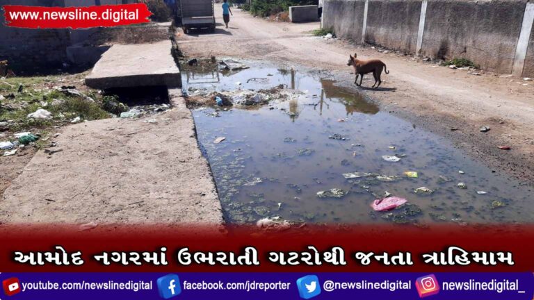 આમોદ નગરમાં ઉભરાતી ગટરોથી જનતા ત્રાહિમામ આમોદ નગરમાં ઉભરાતી ગટરોથી જનતા ત્રાહિમામ