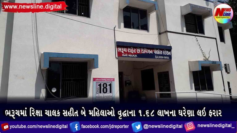 ભરૂચમાં રિક્ષા ચાલક સહીત બે મહિલાઓ વૃદ્ધાના 1.68 લાખના ઘરેણા લઇ ફરાર ભરૂચમાં રિક્ષા ચાલક સહીત બે મહિલાઓ વૃદ્ધાના 1.68 લાખના ઘરેણા લઇ ફરાર