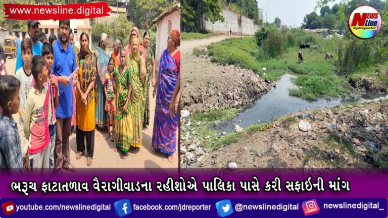 ભરૂચ ફાટાતળાવ વૈરાગીવાડના રહીશોએ પાલિકા પાસે કરી સફાઇની માંગ ભરૂચ ફાટાતળાવ વૈરાગીવાડના રહીશોએ પાલિકા પાસે કરી સફાઇની માંગ