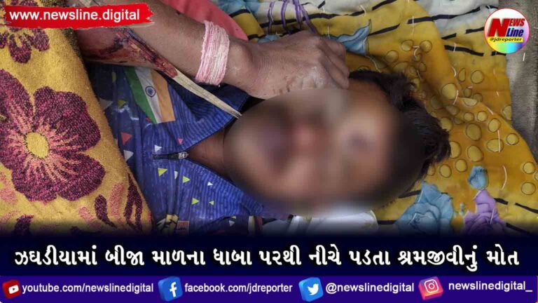 ઝઘડીયામાં બીજા માળના ધાબા પરથી નીચે પડતા શ્રમજીવીનું મોત ઝઘડીયામાં બીજા માળના ધાબા પરથી નીચે પડતા શ્રમજીવીનું મોત