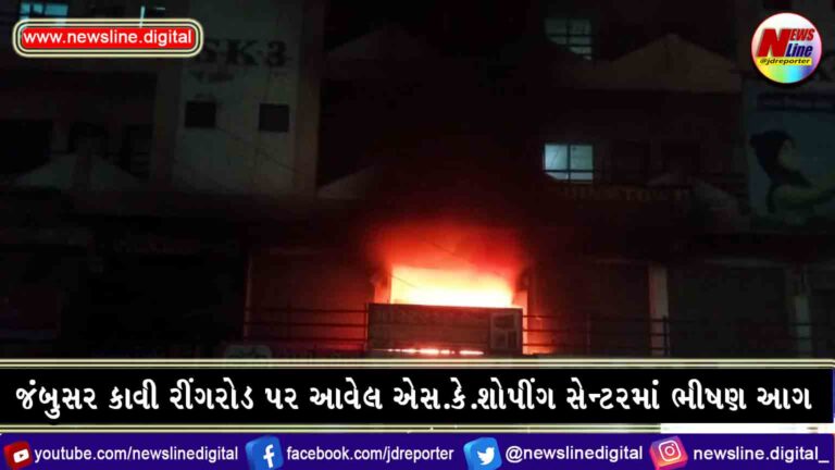 જંબુસર કાવી રીંગરોડ પર આવેલ એસ.કે.શોપીંગ સેન્ટરમાં ભીષણ આગ જંબુસર કાવી રીંગરોડ પર આવેલ એસ.કે.શોપીંગ સેન્ટરમાં ભીષણ આગ