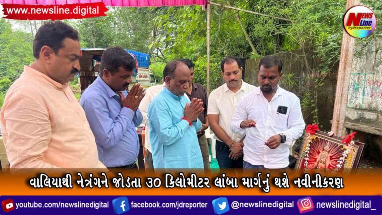 વાલિયાથી નેત્રંગને જોડતા 30 કિલોમીટર લાંબા માર્ગનું થશે નવીનીકરણ