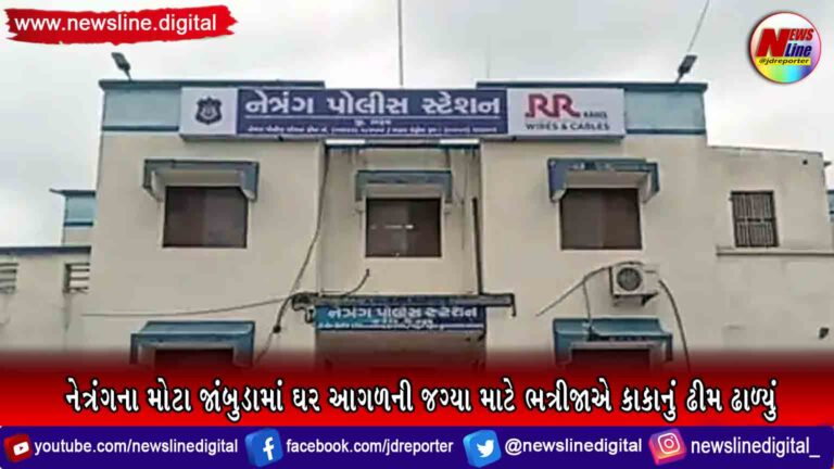 નેત્રંગના મોટા જાંબુડામાં ઘર આગળની જગ્યા માટે ભત્રીજાએ કાકાનું ઢીમ ઢાળ્યું નેત્રંગના મોટા જાંબુડામાં ઘર આગળની જગ્યા માટે ભત્રીજાએ કાકાનું ઢીમ ઢાળ્યું