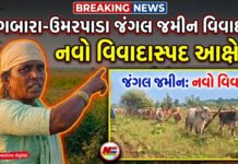 સાગબારા–ઉમરપાડા જંગલ જમીન વિવાદમાં નવો વિવાદાસ્પદ આક્ષેપ