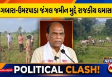 સાગબારા-ઉમરપાડા જંગલ જમીન મુદ્દે રાજકીય ઘમાસાણ!