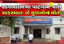 સાગબારાના પાટગામ પાસે મોટરસાઇકલ પરનો કાબુ ગુમાવતા 2 યુવાનોના મોત!