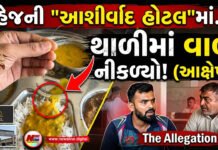 દહેજની આશીર્વાદ હોટલમાં થાળીમાં વાળ નીકળ્યાનો આક્ષેપ !