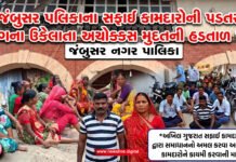 પડતર માંગના ઉકેલાતા જંબુસર પાલિકાના સફાઈ કર્મીઓઅચોક્કસ મુદતની હડતાળ પર!